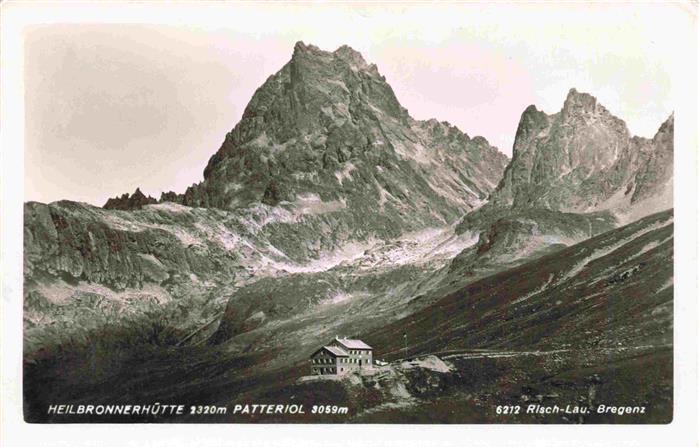 Heilbronnerhuette Neue 2320m Arlberg Tirol AT mit Patteriol