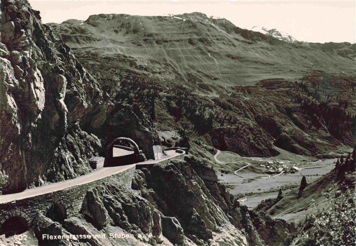 Flexenstrasse Vorarlberg AT mit Stuben