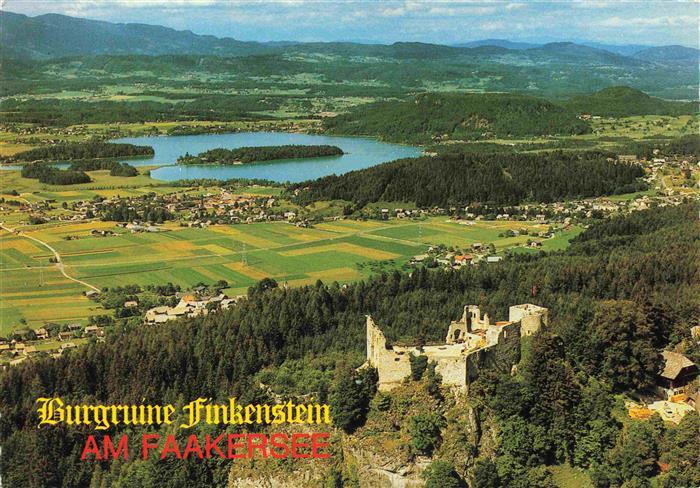 Latschach Faaker See Burgruine Finkenstein am Faakersee