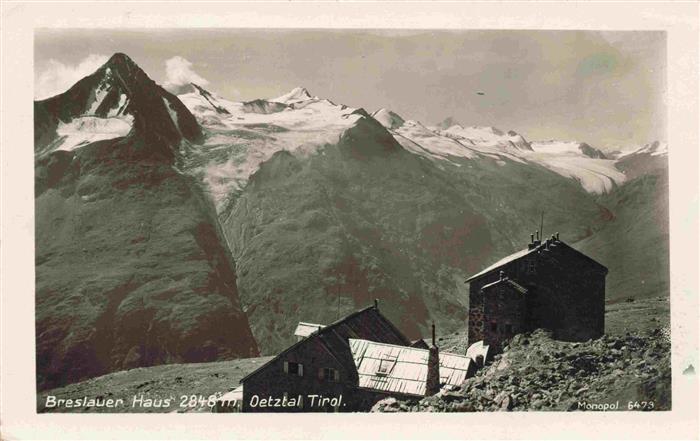Breslauerhaus Breslauerhuette 2840m Tirol AT Panorama