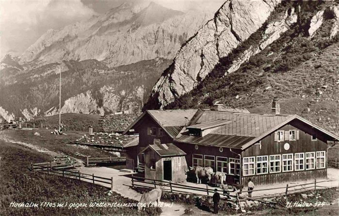 Hochalm 1705m Wettersteingebirge Oberstdorf Panorama
