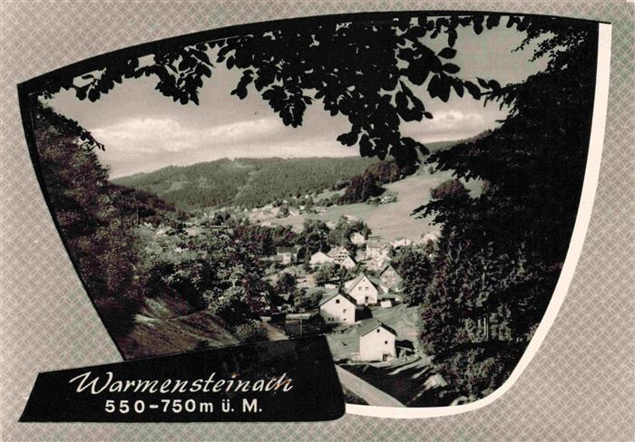 Warmensteinach Fichtelgebirge Bayern Panorama