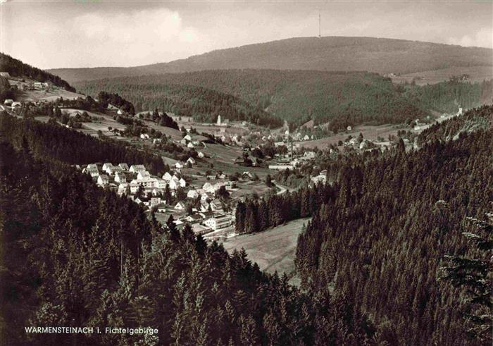 Warmensteinach Fichtelgebirge Bayern mit Ochsenkopf