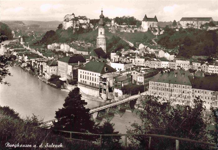 Burghausen Salzach Oberbayern Panorama