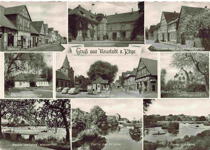 Neustadt Ruebenberge Leinstr Landratsamt Schulstr Kreiskrankenhaus Marktstr Amts