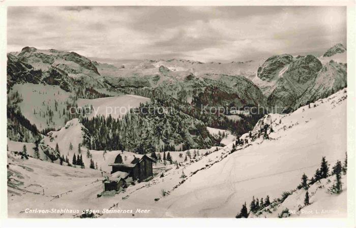 Carl-von-Stahl-Haus 1731m Berchtesgaden gegen Steinernes Meer
