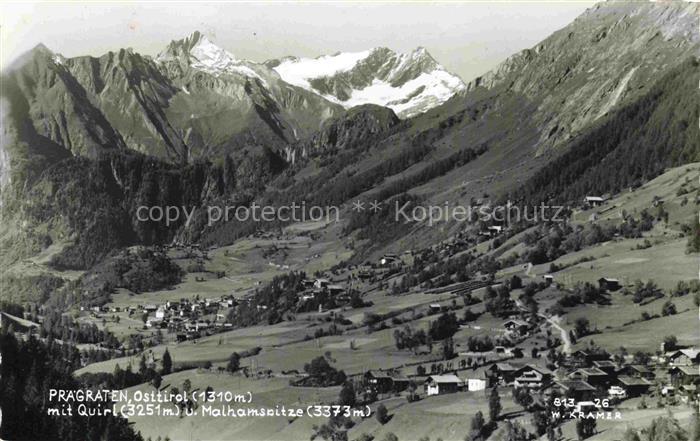 Praegraten Grossvenediger AT mit Quirl und Malhamspitze