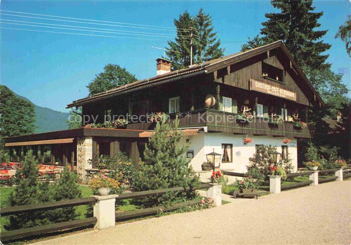 Lenggries Terrassen-Café an der Bergbahn Bayerische Alpen