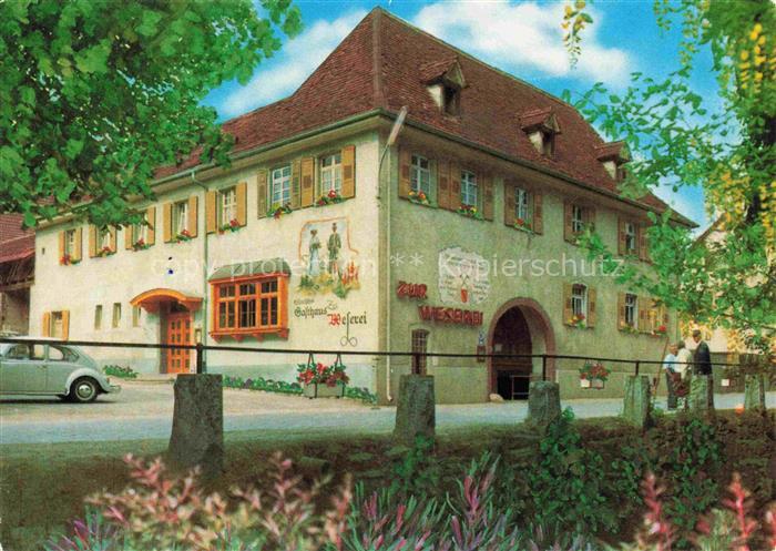 Kandern Baden BW Historisches Gasthaus zur Weserei