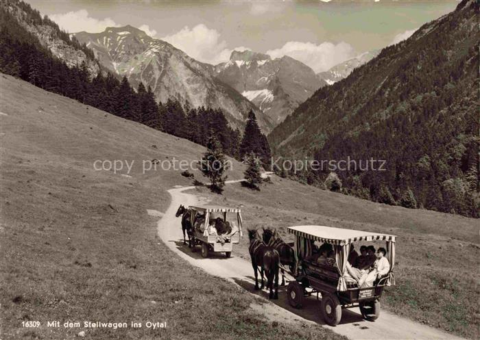 OBERSTDORF Bayern Mit dem Stellwagen ins Oytal Alpen