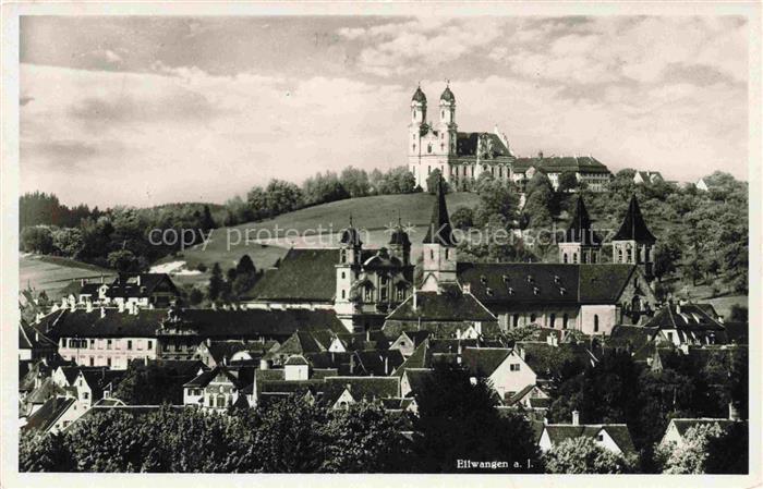 Ellwangen Jagst Panorama Schloss Kirche