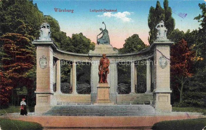WueRZBURG Bayern Luitpold Denkmal