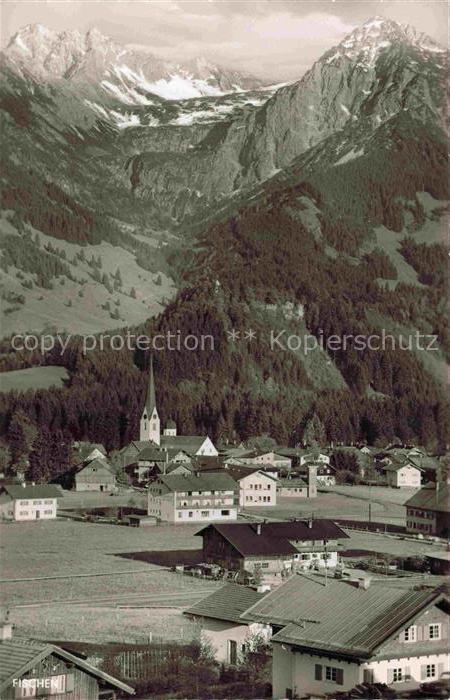 Fischen Allgaeu mit Nebelhorn und Rubihorn