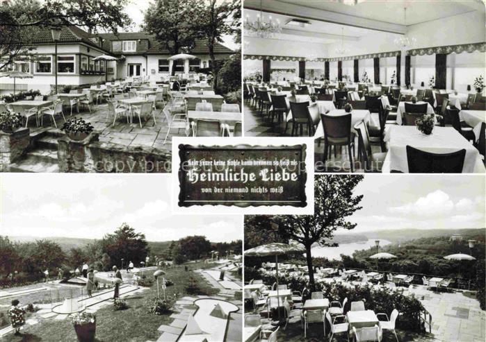 Baldeneysee Essen Cafe Restaurant Heimliche Liebe Gastraeume Terrasse Minigolfpl