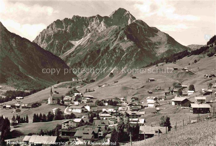 Hirschegg Kleinwalsertal Vorarlberg AT mit Widderstein