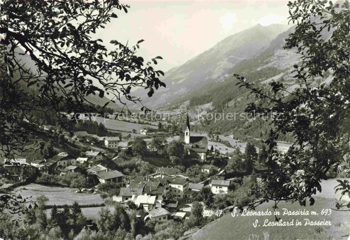 St Leonhard Passeier San Leonardo IT Panorama