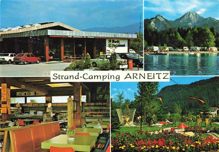 Faak am See Finkenstein Strand-Camping Arneitz am Faakersee SB-Markt Minigolf