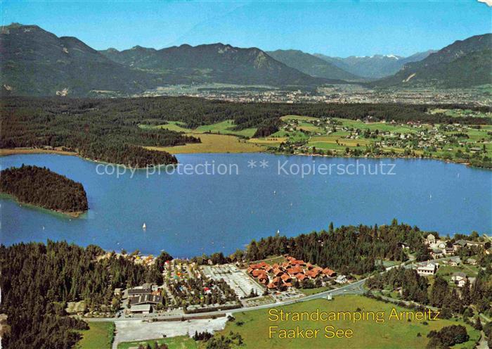 Faak am See Finkenstein Strandcamping Arneitz am Faakersee