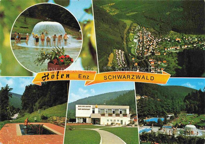Hoefen  Enz Massagesprudel Wassertreten Haus des Gastes Freibad