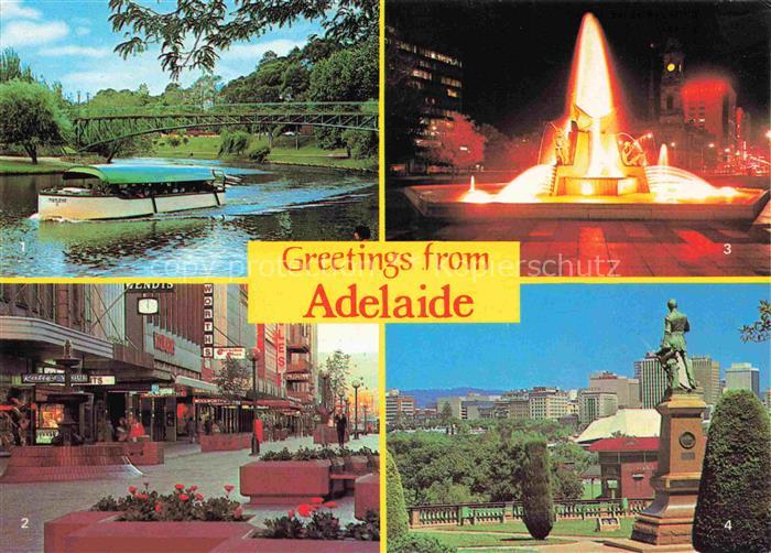 Adelaide Australia Popeye on River Torrens Rundle Mall Vic