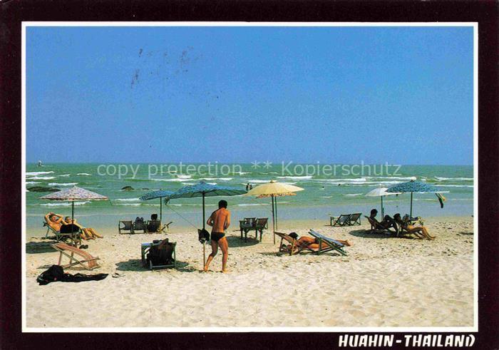 Huahin Thailand Strandpartie