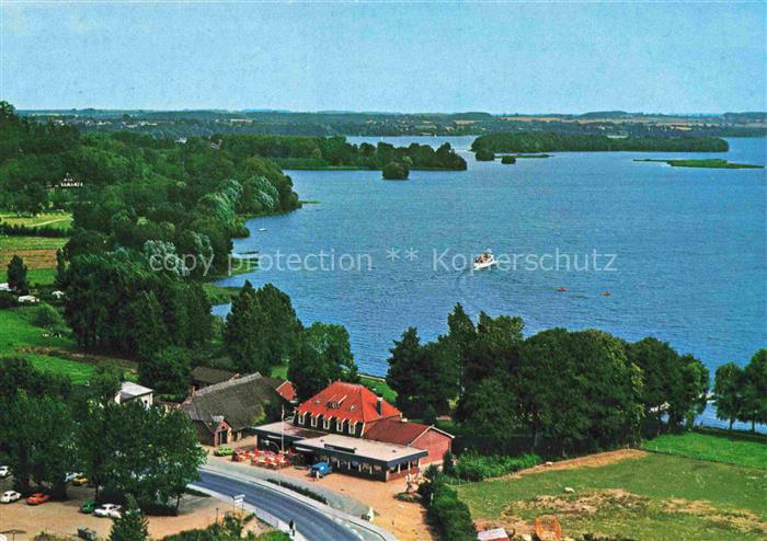 Dersau Schleswig-Holstein Zur Muehle am See Fliegeraufnahme
