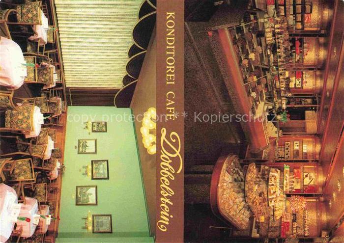 Duisburg  Ruhr Konditorei Cafe Dobbelstein Verkaufsraum Gaststube