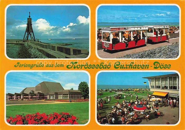 Doese CUXHAVEN Nordseebad Mole Strandbahn Teilansichteen