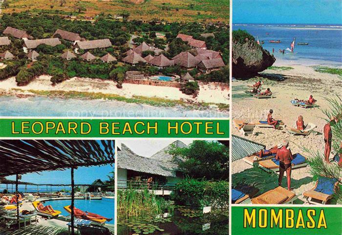 Mombasa Kenya Leopard Beach Hotel Strand Pool Teich
