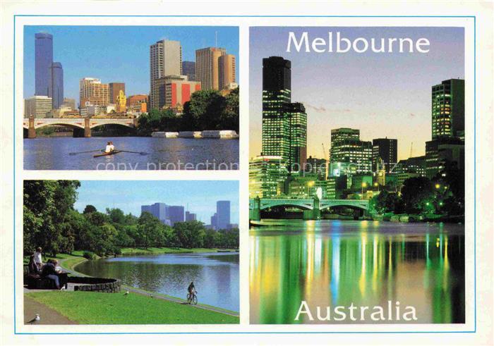 MELBOURNE  Australia Scenes around the tranquil Yarra River