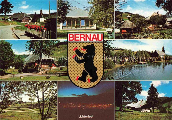 Bernau Schwarzwald Orts und Teilansichten Lichterfest Panorama