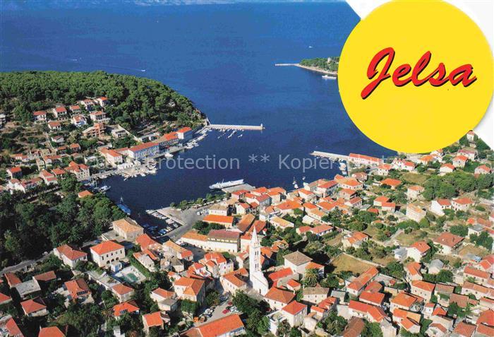 Jelsa Croatia Fliegeraufnahme