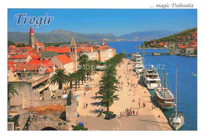 Trogir Trau Croatia Panorama