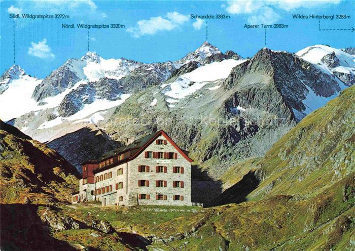Franz-Sennhuette 2171m Neustift Stubaital Tirol Panorama