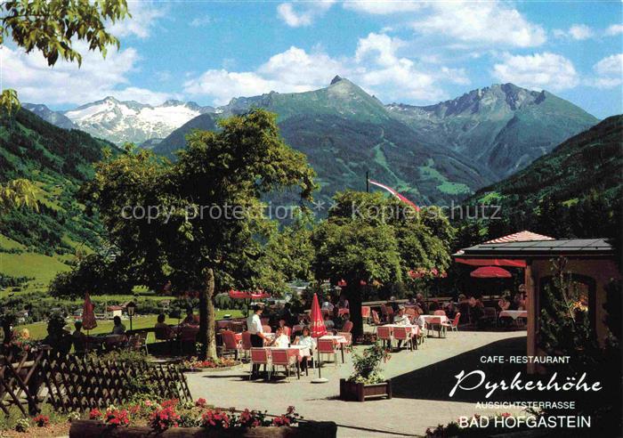 BAD HOFGASTEIN AT Cafe Restaurant Pyrkerhoehe Aussichtsterrasse