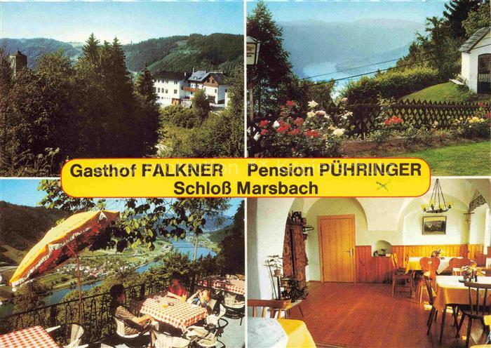 Hofkirchen Muehlkreis Gasthof Falkner Pension Puehringer Schloss Marsbach