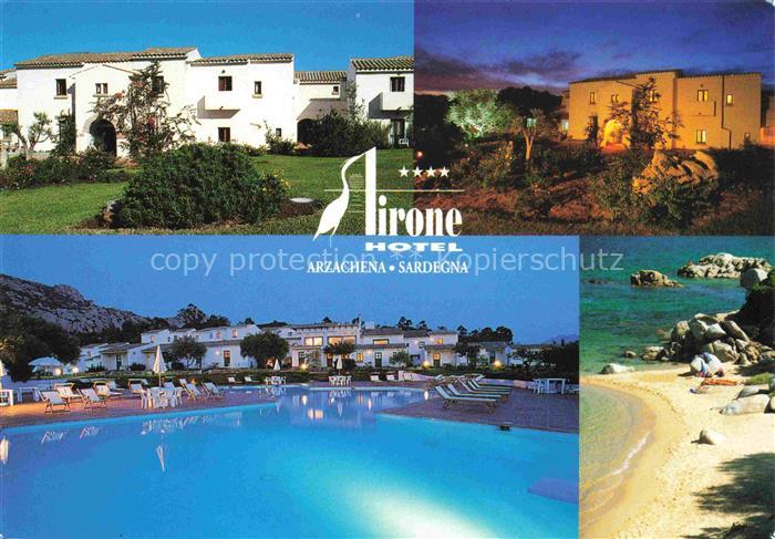 Arzachena Sardegna IT Airone Hotel Strand Freibad