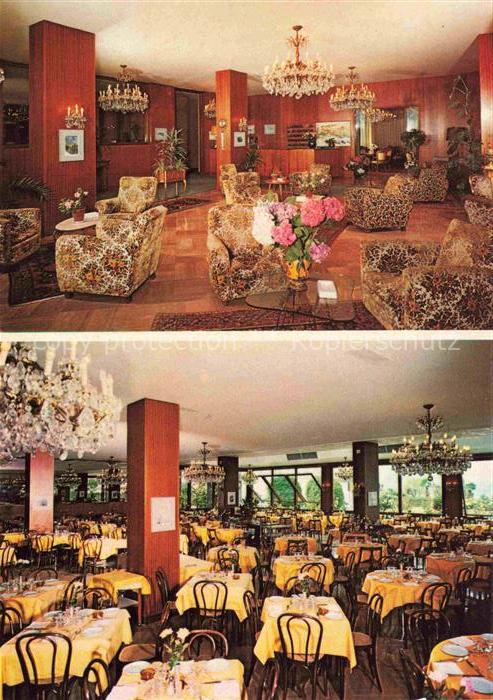 Stresa Borromeo Lago Maggiore IT Grand Hotel Bristol Foyer Gastraum