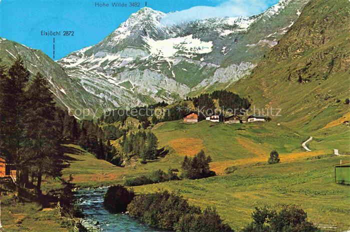 Pfelders Plan Trentino-Alto-Adige IT im Passeiertal mit Zepbichl