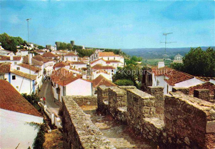 Obidos PT Vista geral e castelo