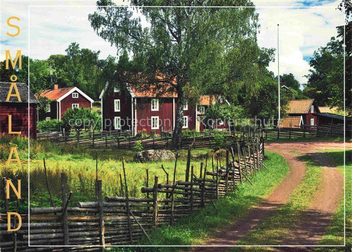 Smaland Sweden Kleines Dorf