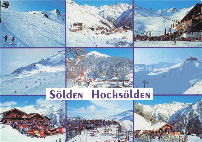 Soelden  oetztal AT Wintersportplatz Hochsoelden Bergrestaurant oetztaler Alpen