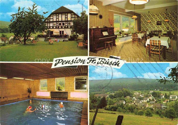Amelith Pension Fritz Busch Gastraum Hallenbad Panorama