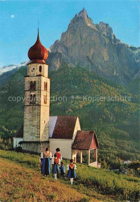 St Valentin Seis Bergkirche Dolomiten