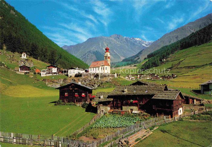 Schnals Bozen Suedtirol Wallfahrtskirche Unser Frau im Schnalstal