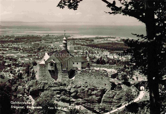 Bregenz Vorarlberg Bodensee Gebhardsberg Burg Hohenbregenz Wallfahrtskirche Heil