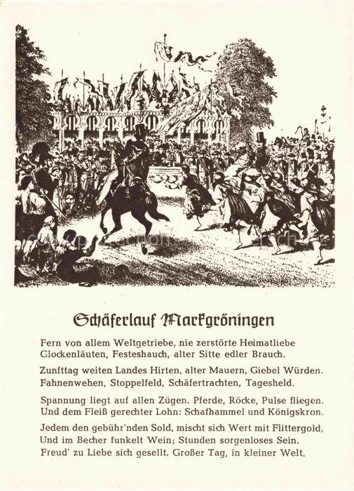 Markgroeningen Schaeferlauf Kuenstlerkarte