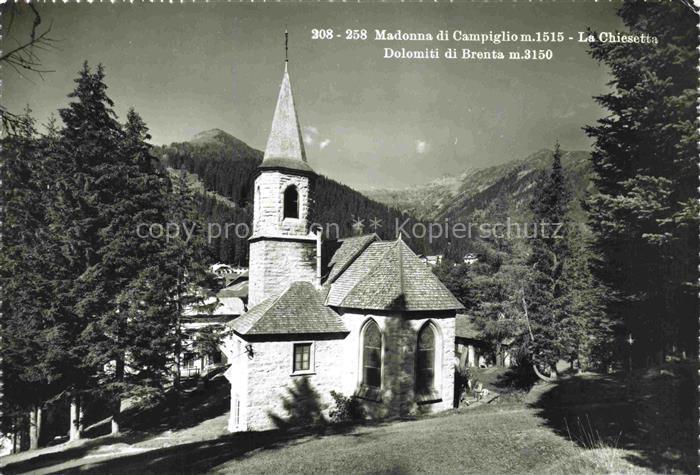 Madonna di Campiglio 1550m Sankt Maria im Pein Trentino IT Chiesetta Dolomiti di
