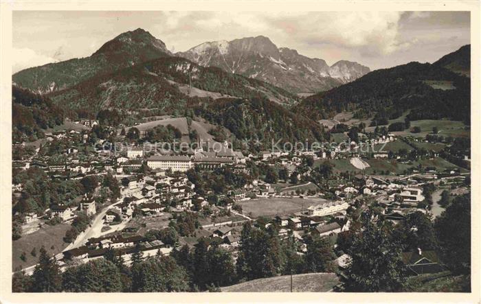 BERCHTESGADEN Bayern Blick vom Herzogberg mit Untersberg