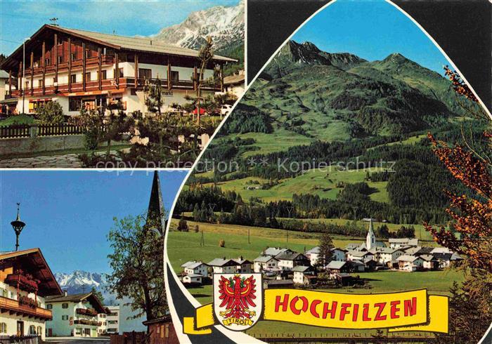 Hochfilzen Hotel Kirche Panorama